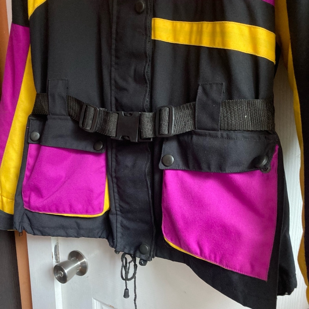 Women's Vintage Cordura Woman Biker Jacket - Picture 5 of 16